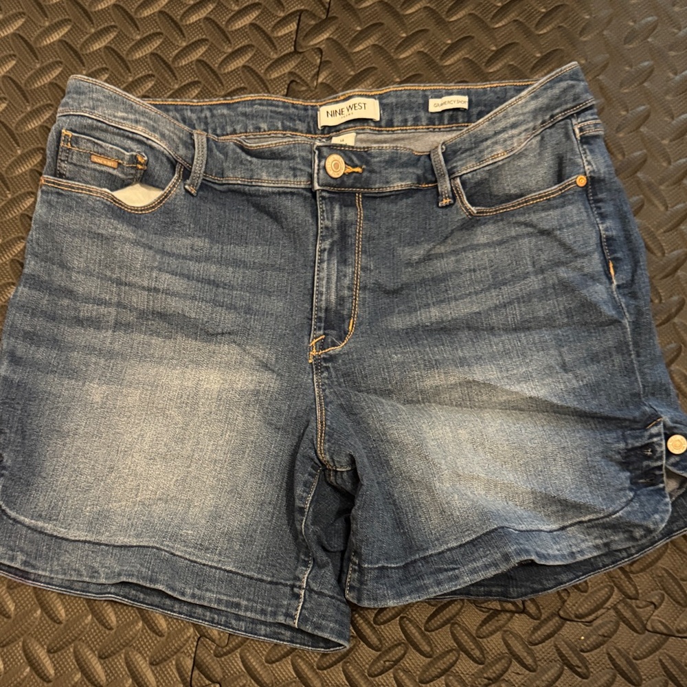 Nine West Dark Blue Women’s Jean Shorts